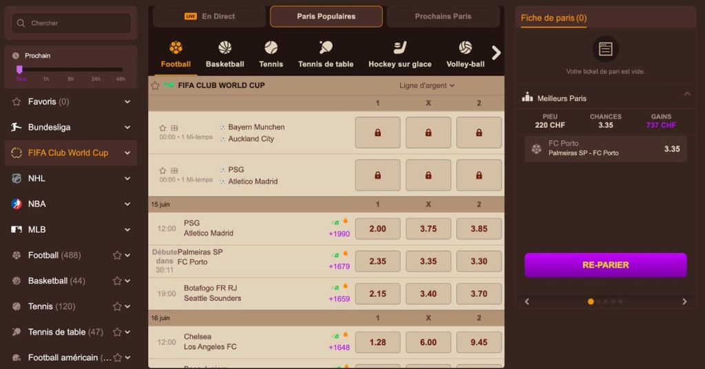 Abuking Casino paris sportifs